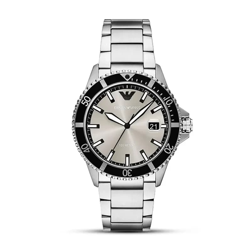 Emporio Armani Sea Explorer Grey Dial Men's Watch | AR11683