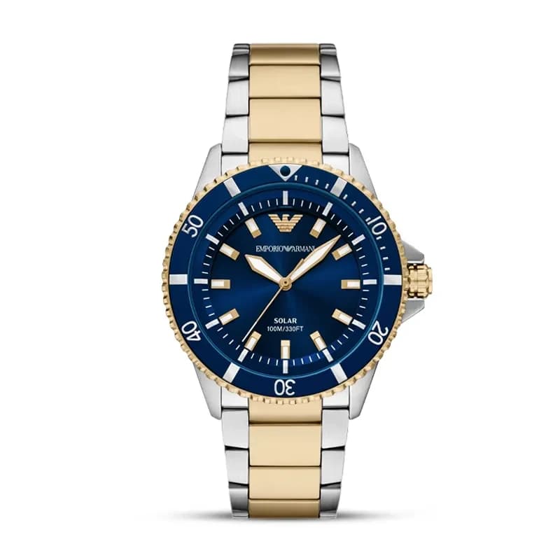 Emporio Armani World Explorer Blue Dial Men's Watch | AR11738