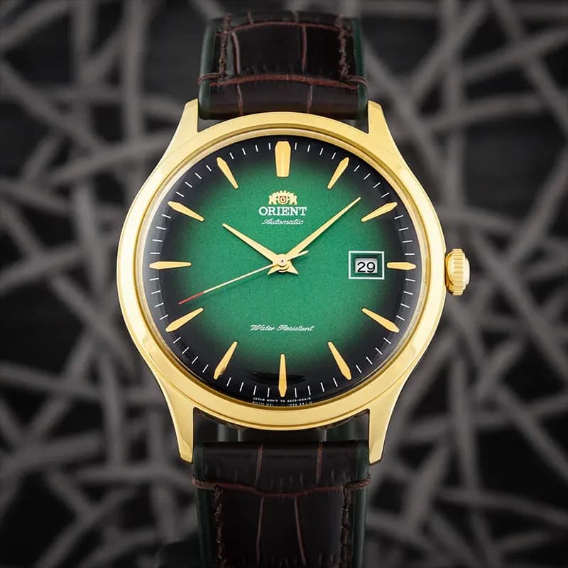 Orient Bambino Version 4 Green Dial Men's Watch | FAC08002F0 secondary view