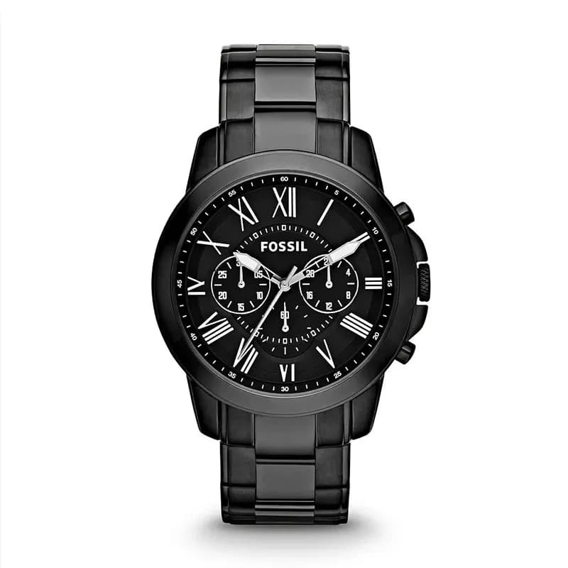 Fossil Grant Chronograph Black Dial Men's Watch | FS4832