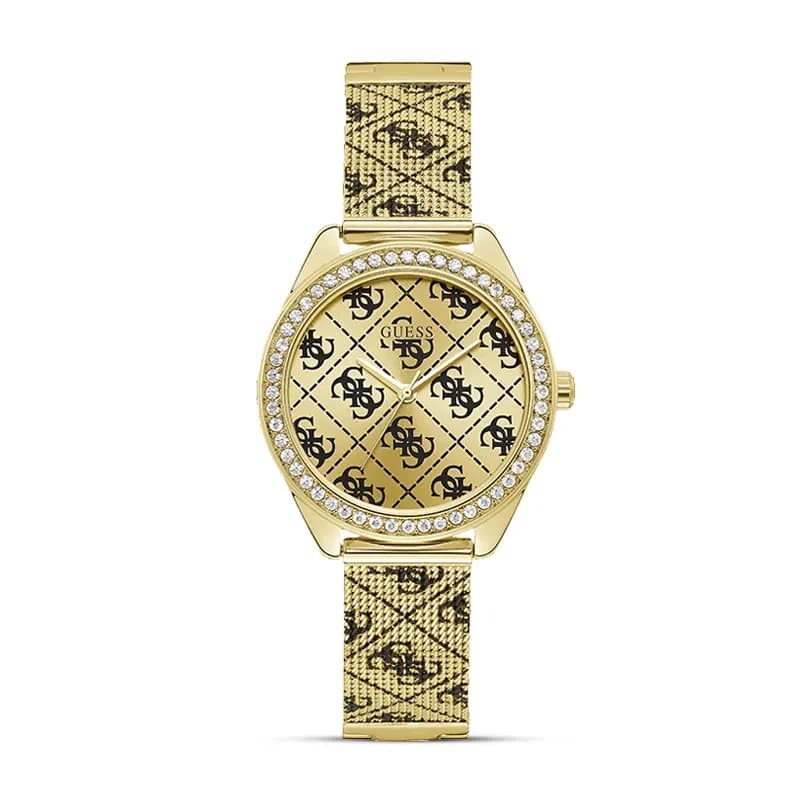 Guess Claudia Champagne Dial Ladies Watch | W1279L2