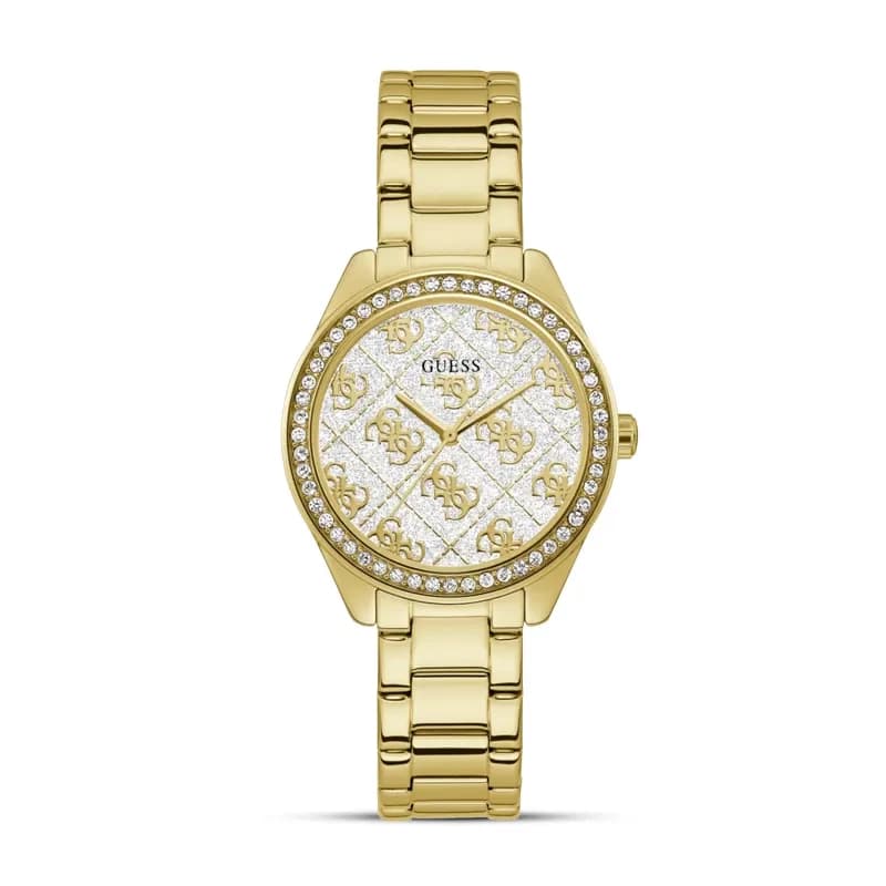 Guess Sugar Crystal White Dial Ladies Watch | GW0001L2