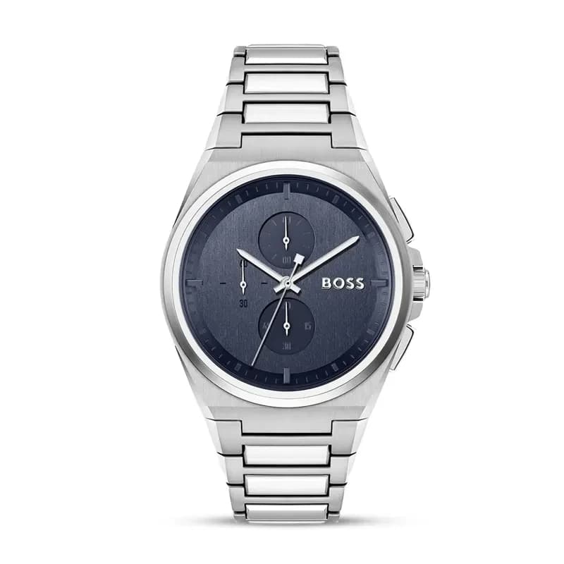 Hugo Boss Steer Chronograph Blue Dial Men's Watch | 1514048