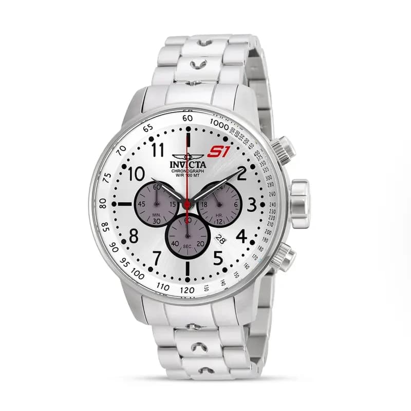 Invicta S1 Rally Zager Exclusive Chronograph Silver Dial Men's Watch | 23083