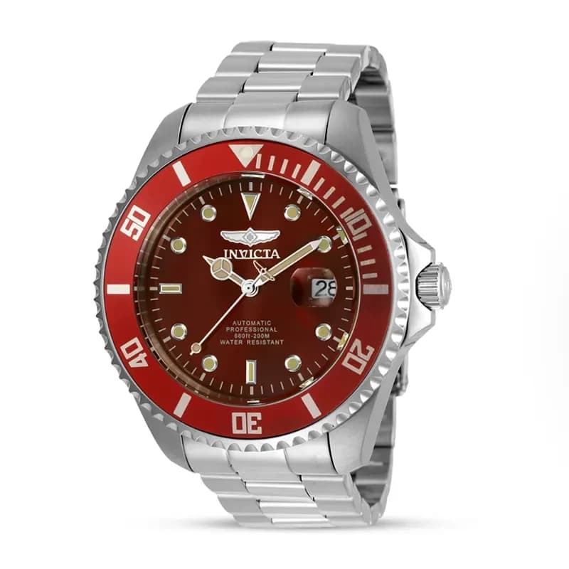 Invicta Pro Diver Automatic Red Dial Red Bezel Men's Watch | 35722
