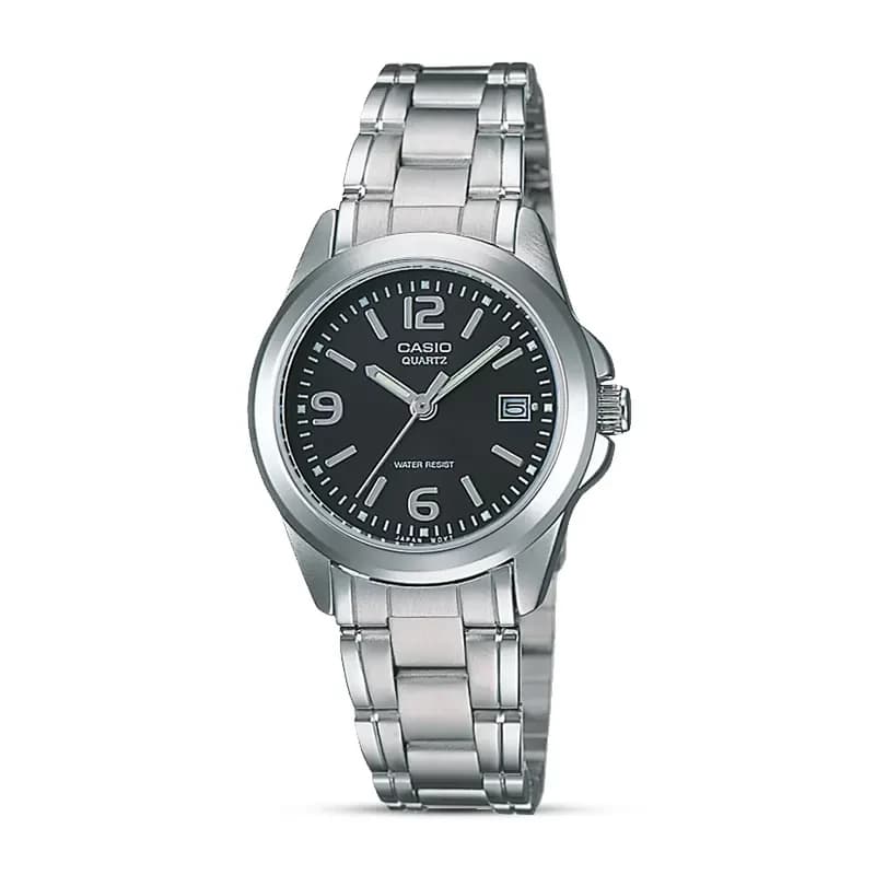 Casio Enticer LTP-1215A-1A Black Dial Ladies Watch