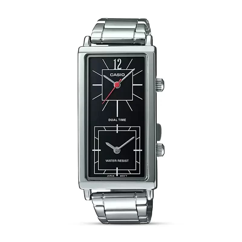 Casio Enticer LTP-E151D-1BDF Black Dial Ladies Watch