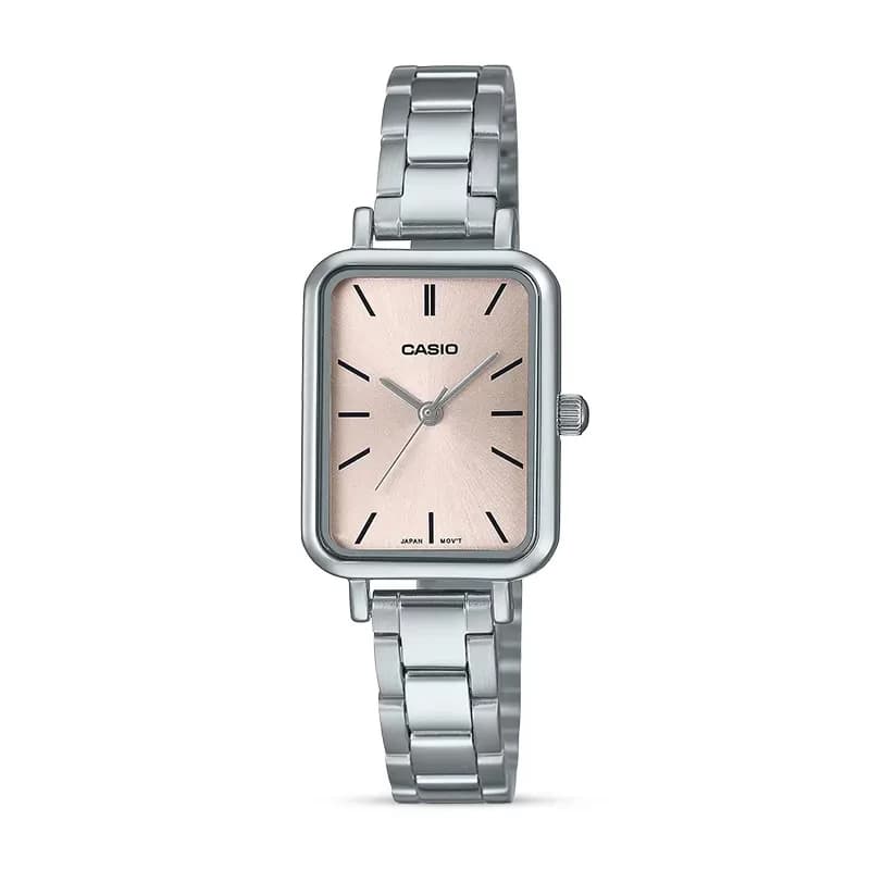 Casio Enticer LTP-V009D-4E Peach Dial Ladies Watch