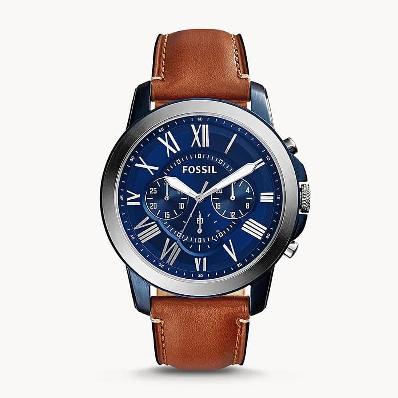 Fossil Grant Chronograph Blue Dial Men's Watch | FS5151 secondary view