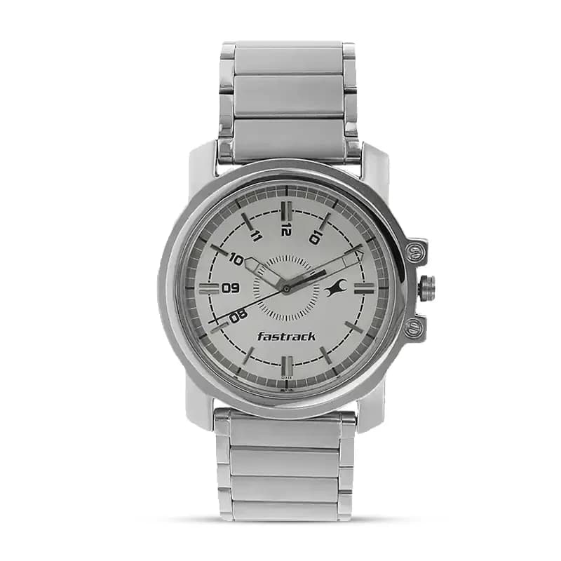 Fastrack Economy White Dial Men's Watch | 3039SM01