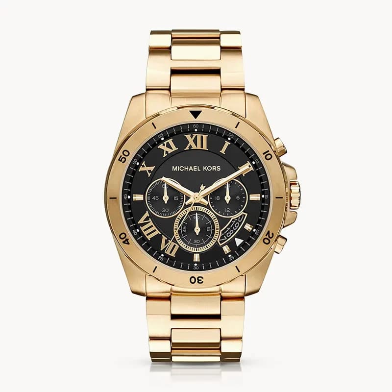 Michael Kors Brecken Chronograph Black Dial Men's Watch | MK8481