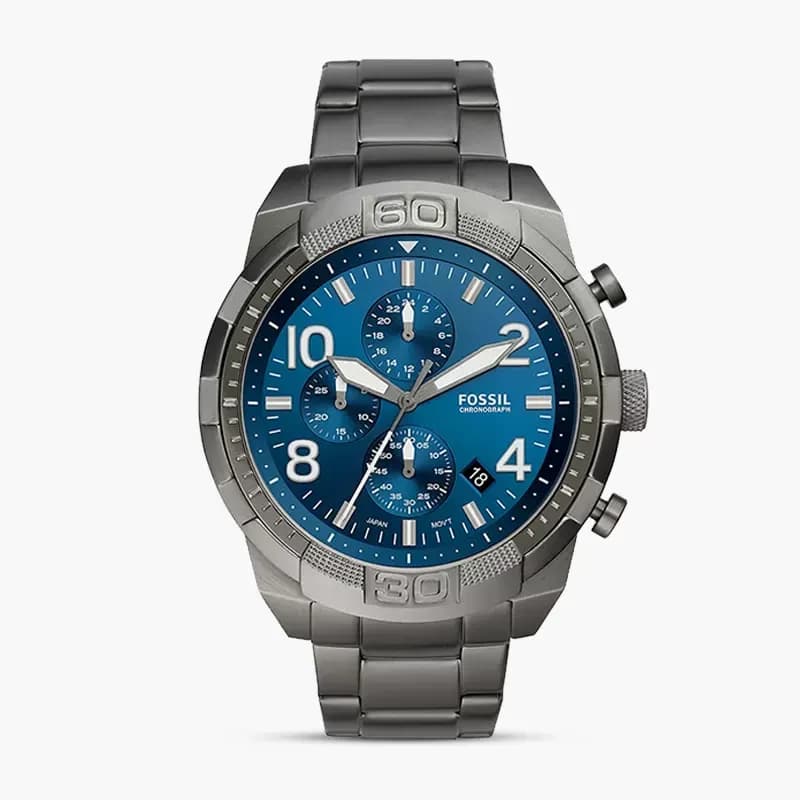 Fossil Bronson Chronograph Blue Dial Men's Watch | FS5711