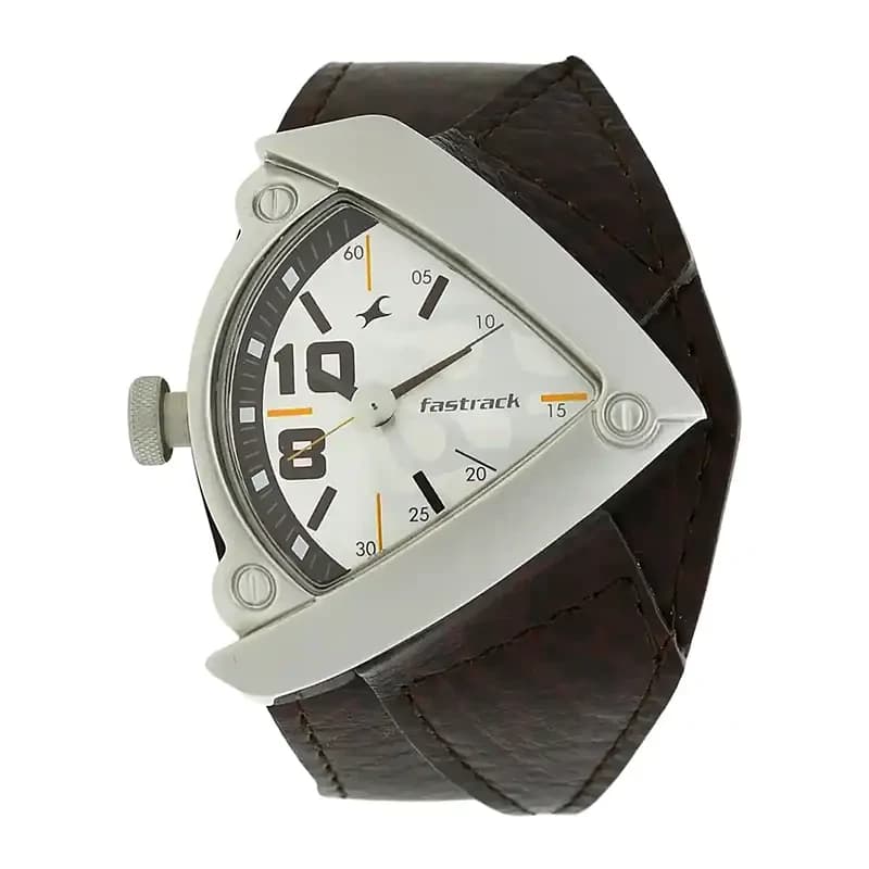 Fastrack 3022SL01 Bikers White Dial Men's Watch
