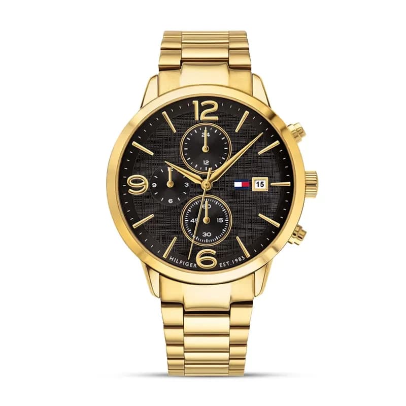Tommy Hilfiger Liam Chronograph Black Dial Men's Watch | 1710362
