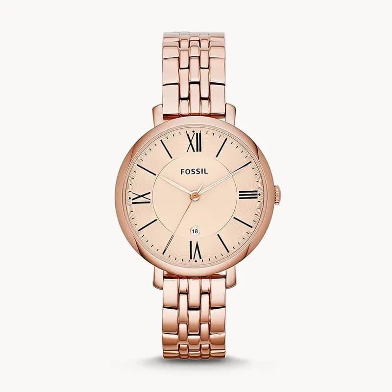 Fossil Jacqueline Rose Dial Ladies Watch | ES3435