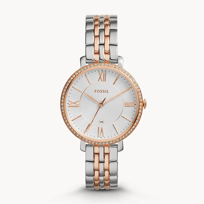 Fossil Jacqueline White Dial Ladies Watch | ES3634