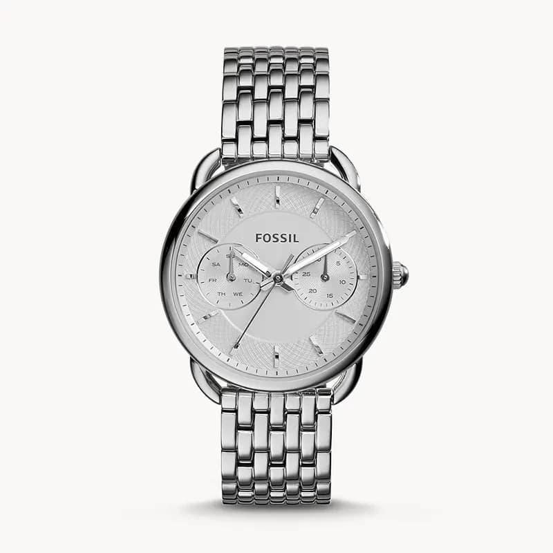 Fossil ES3712 Tailor Multifunction Silver-tone Ladies Watch