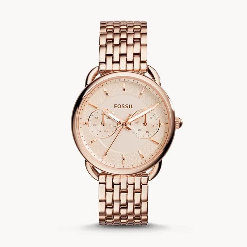 Fossil ES3713 Tailor Multifunction Rose-tone Ladies Watch