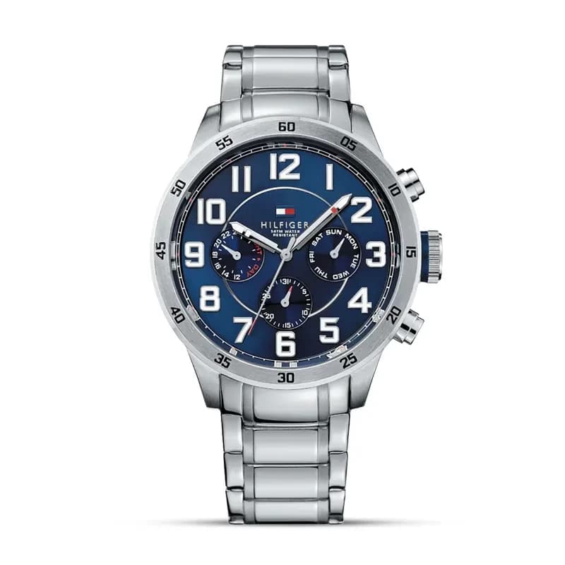 Tommy Hilfiger Trent Chronograph Blue Dial Men's Watch | 1791053 secondary view