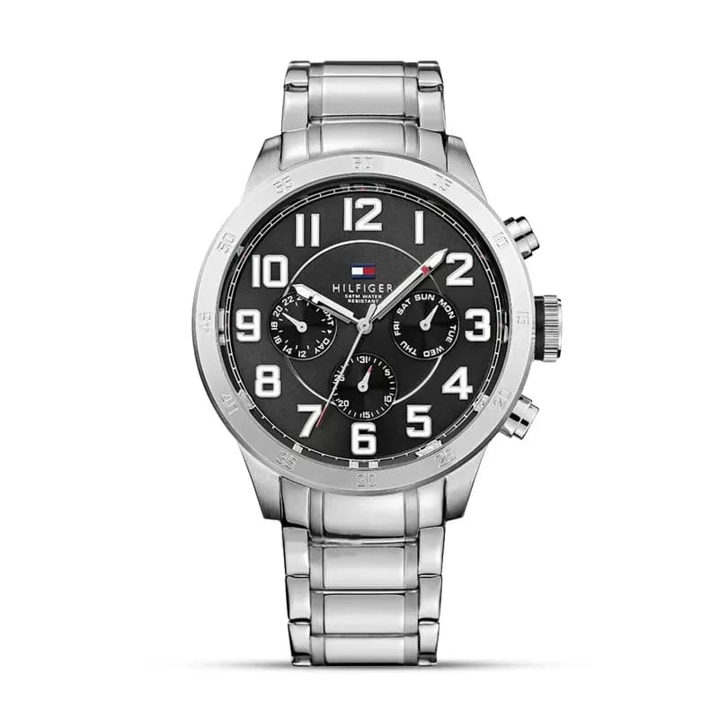 Tommy Hilfiger Trent Chronograph Black Dial Men's Watch | 1791054 secondary view