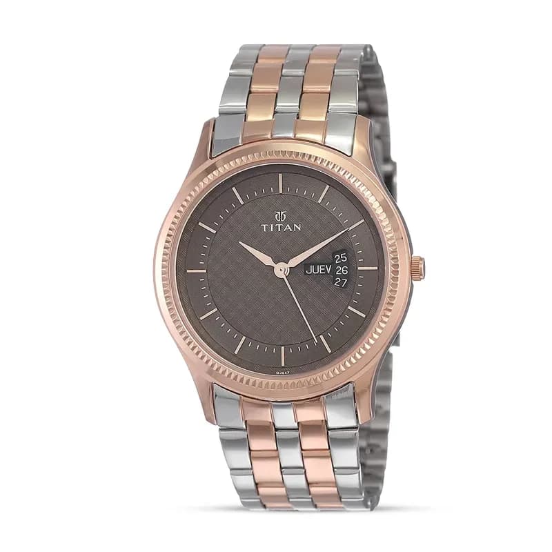 Titan 1824KM01 Karishma Brown Dial Men's Watch