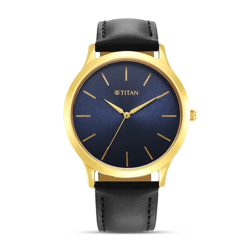 Titan 1825YL05 Karishma Radiance Blue Dial Men's Watch