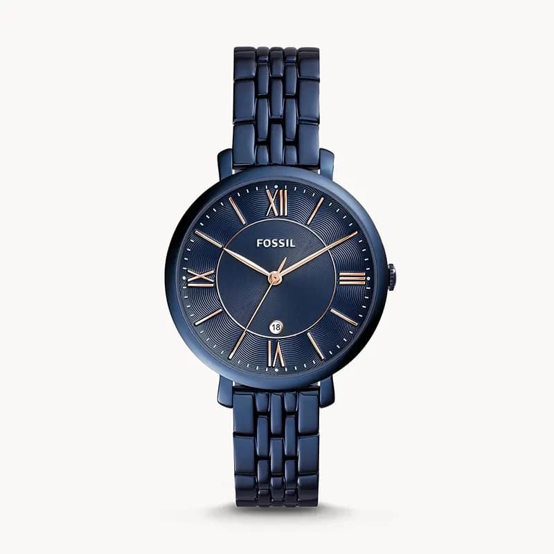 Fossil Jacqueline Blue Dial Ladies Watch | ES4094