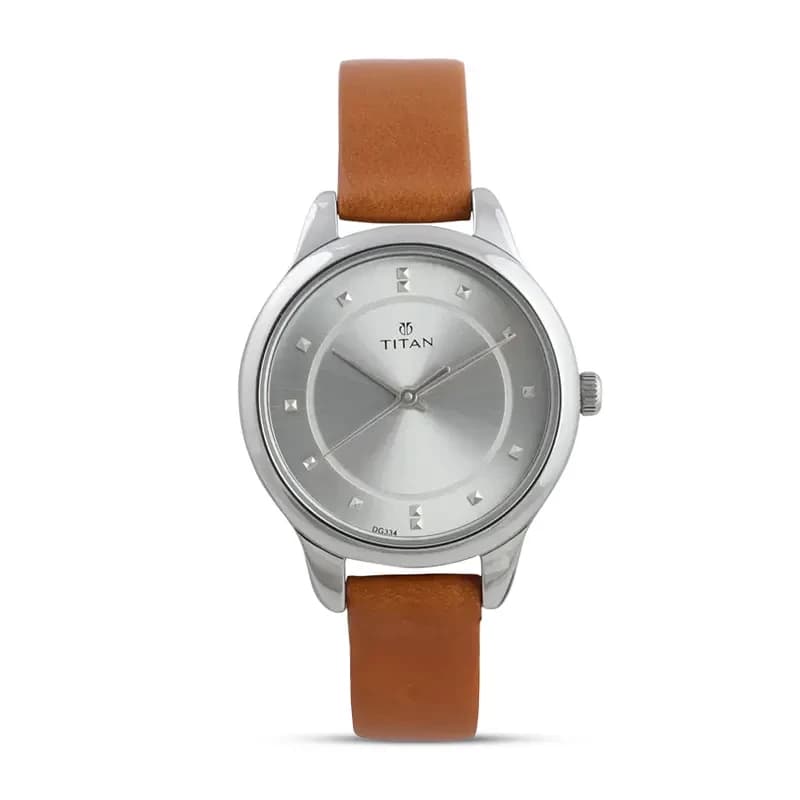 Titan 2481SL06 Workwear White Dial Ladies Watch