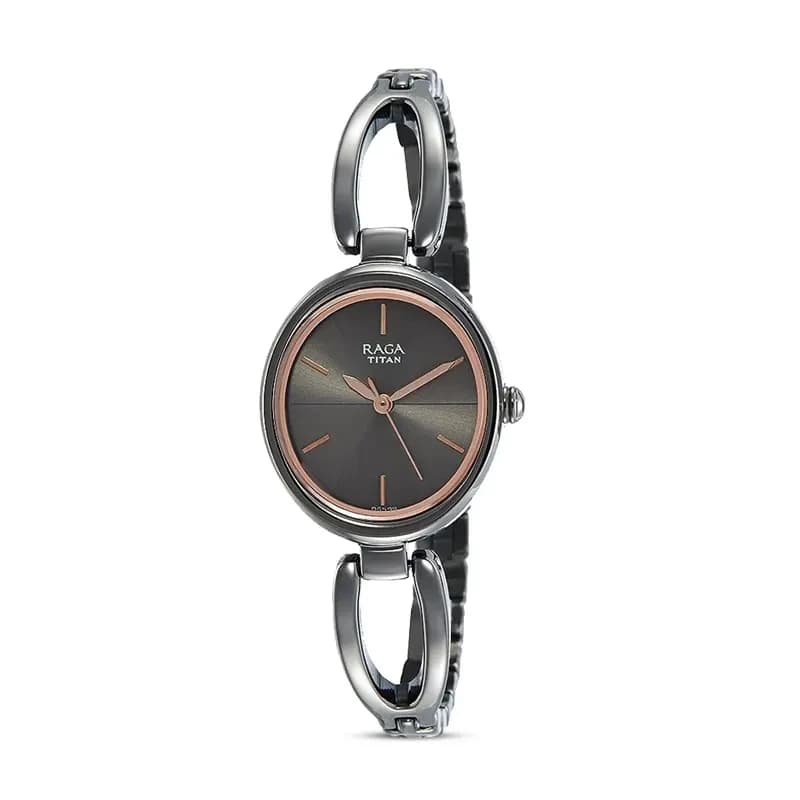 Titan 2579QM01 Raga Viva Anthracite Dial Ladies Watch