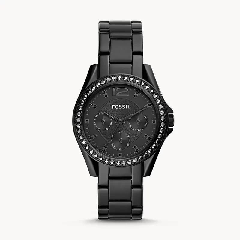 Fossil Riley Multifunction Black Dial Ladies Watch | ES4519