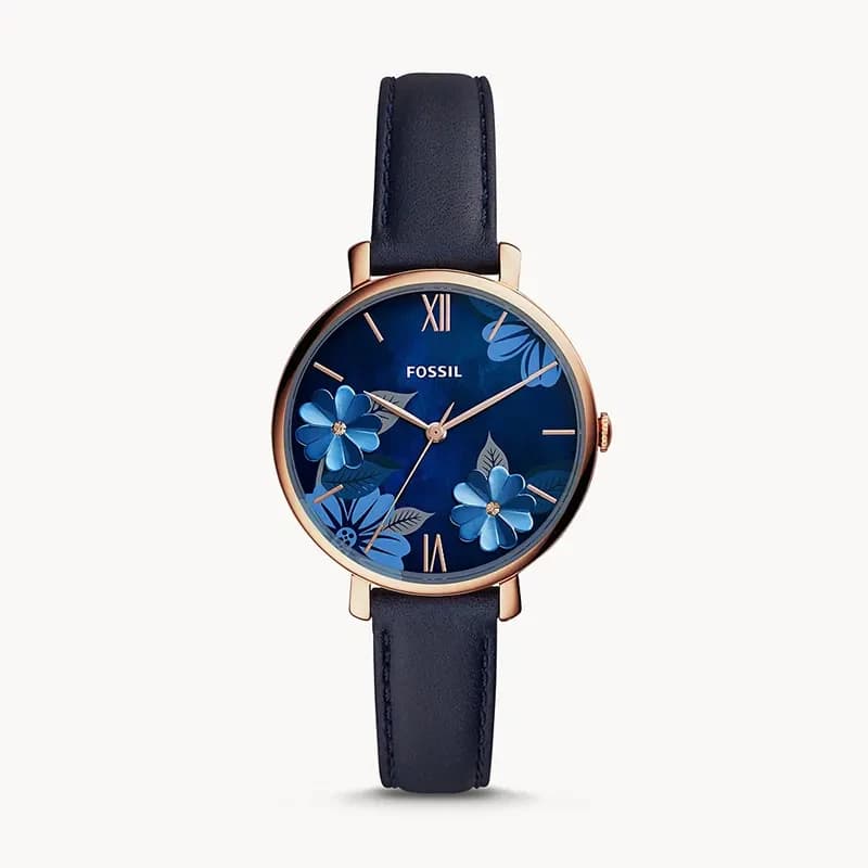Fossil Jaqueline Blue Dial Ladies Watch | ES4673
