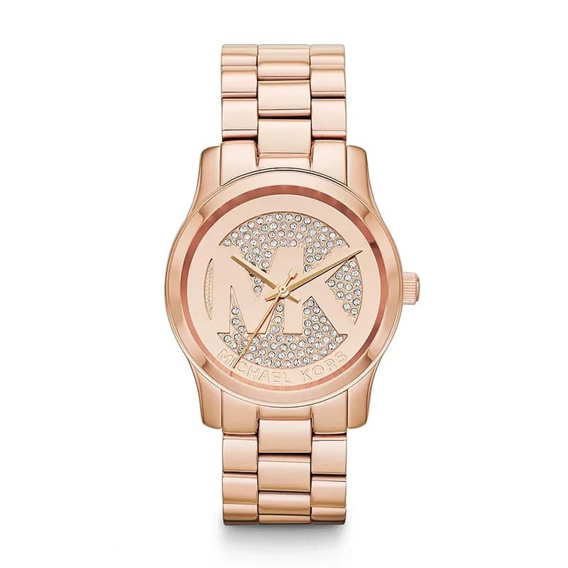 Michael Kors Runway Rose Gold Dial Ladies Watch | MK5853