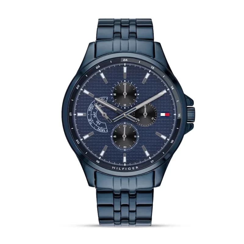 Tommy Hilfiger Decker Chronograph Blue Dial Men's Watch | 1791618