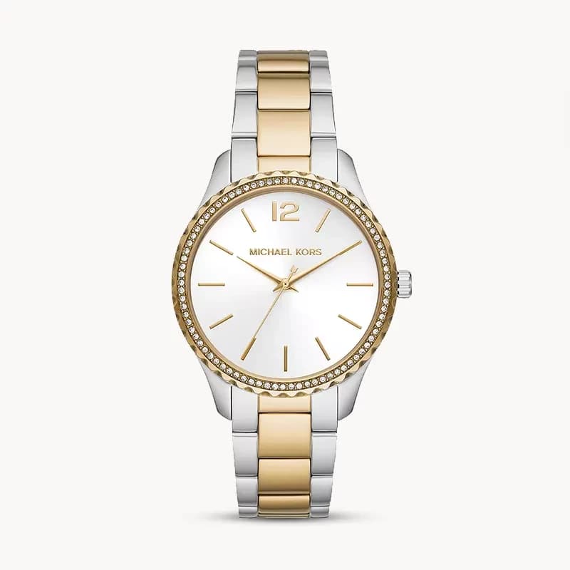 Michael Kors Layton White Dial Ladies Watch | MK6899