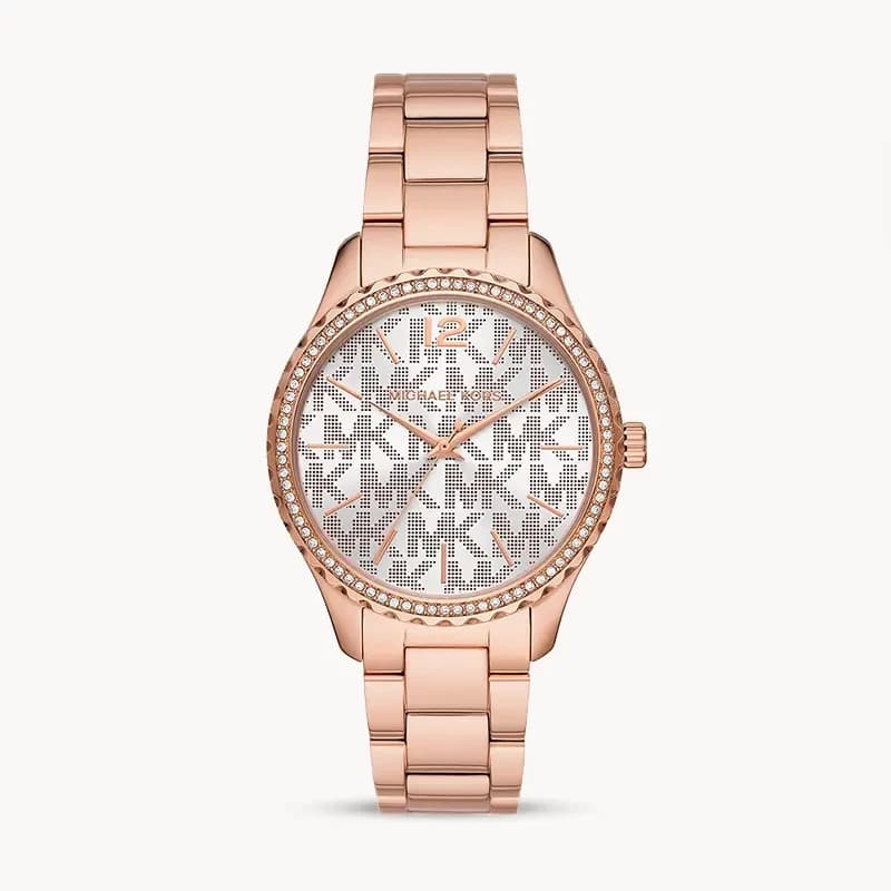 Michael Kors Layton Rose Gold-Tone Ladies Watch | MK7297