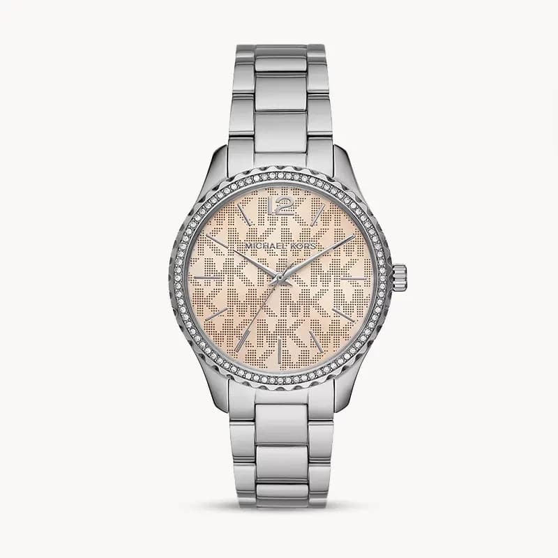 Michael Kors Layton Silver-tone Ladies Watch | MK7298