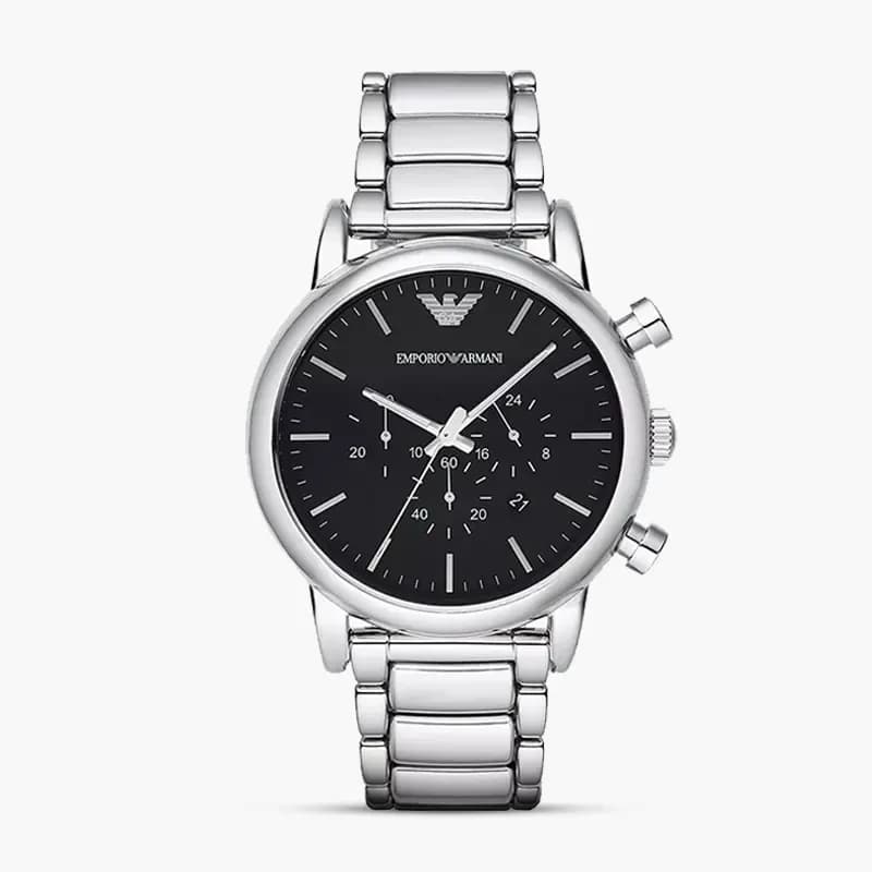 Emporio Armani Luigi Chronograph Black Dial Men's Watch | AR1894