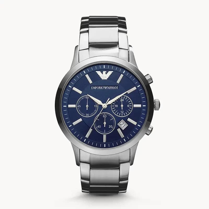 Emporio Armani Renato Chronograph Blue Dial Men's Watch | AR2448