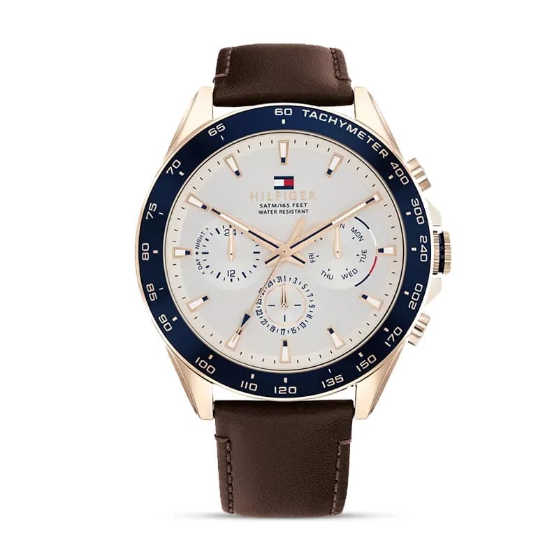 Tommy Hilfiger Owen Multifunction Silver Dial Men's Watch | 1791966