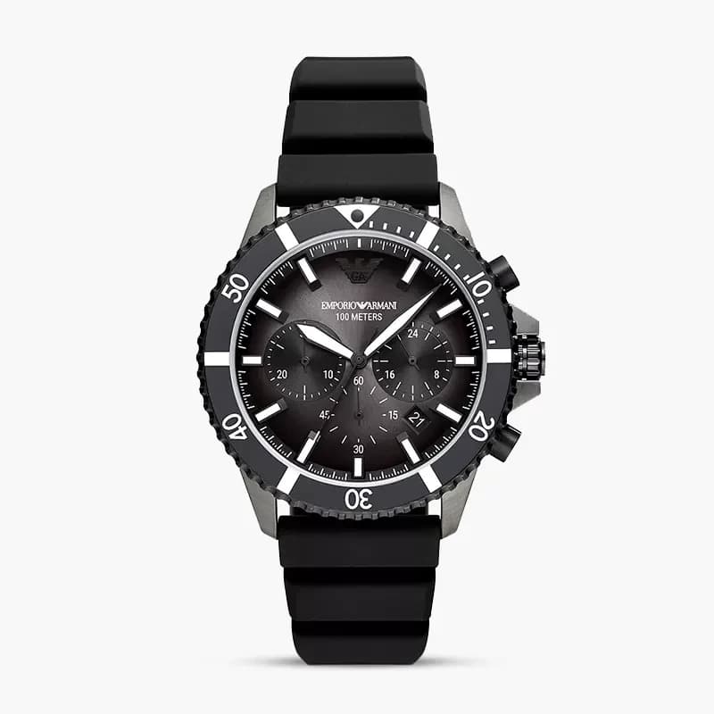 Emporio Armani Chronograph Grey Dial Men’s Watch | AR11515