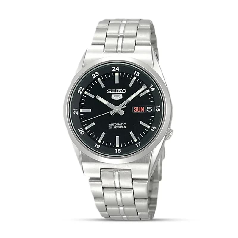 Seiko 5 Automatic Black Dial Men's Watch | SNK567J1