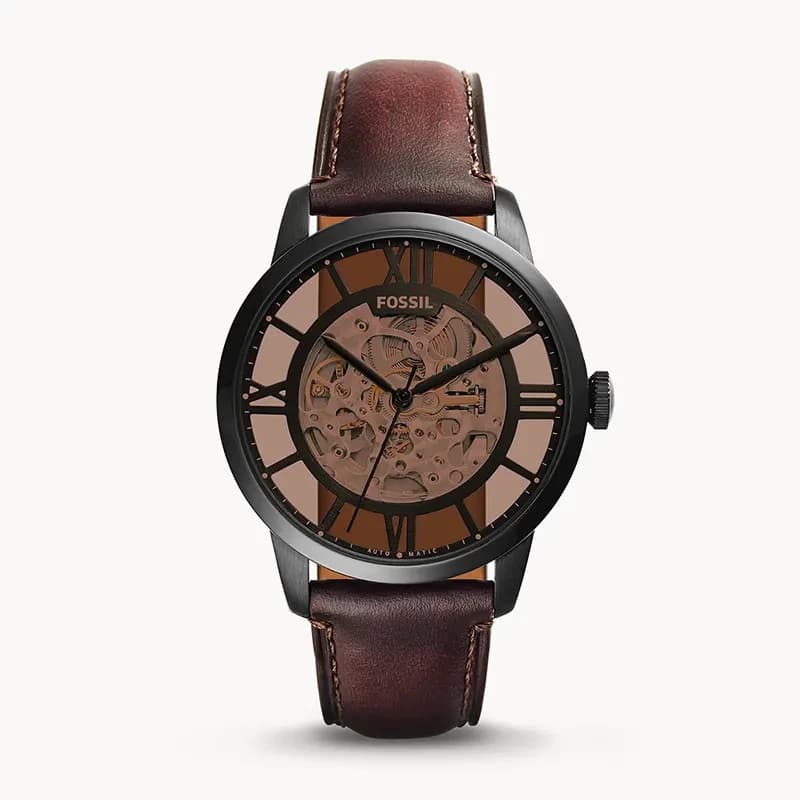 Fossil ME3098 Townsman Dark Brown Leather Men's Watch