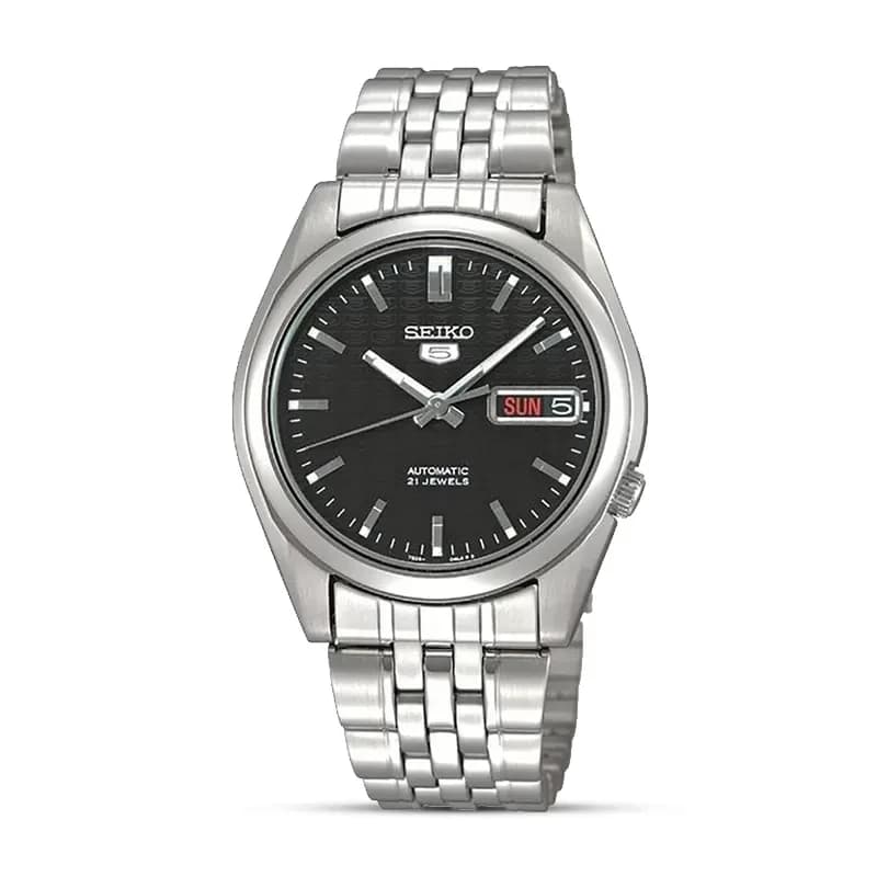 Seiko 5 Automatic Black Dial Men's Watch | SNK361K1