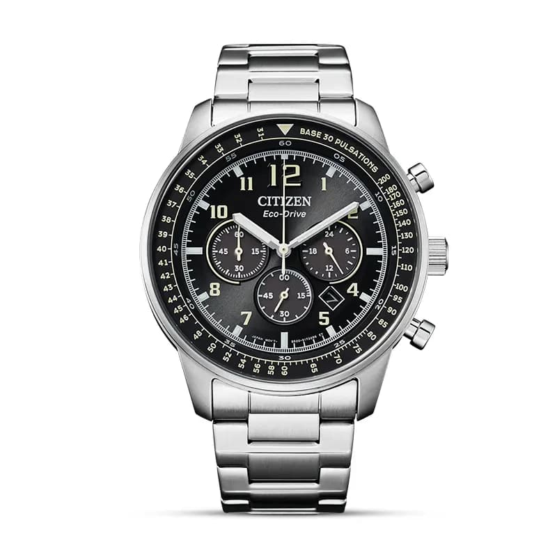 Citizen Eco-Drive Chronograph Black Dial Men's Watch | CA4500-83E