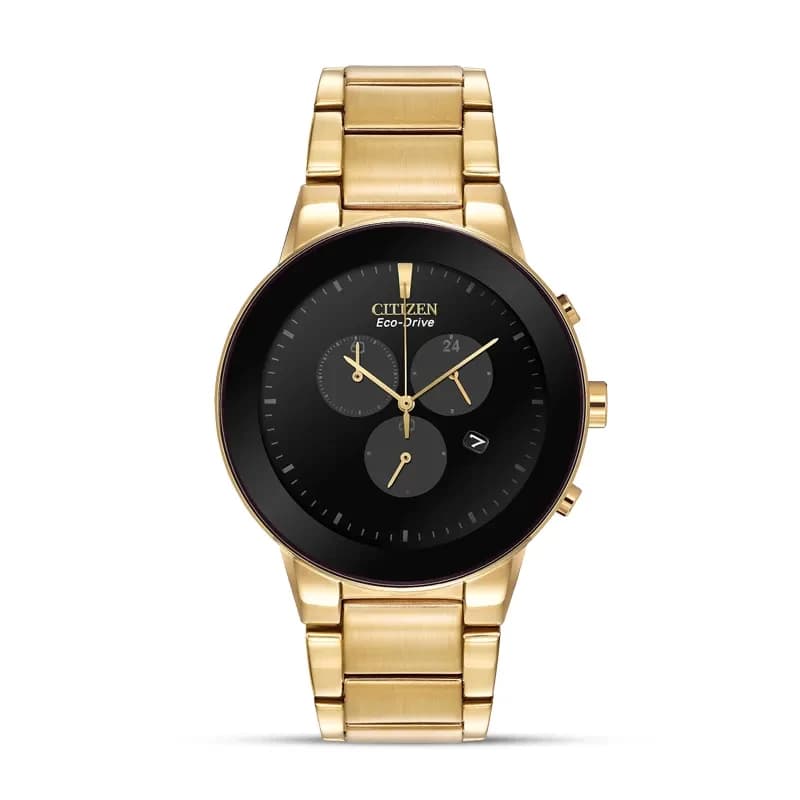 Citizen Eco-Drive Chronograph Gold-tone Men's Watch | AT2242-55E