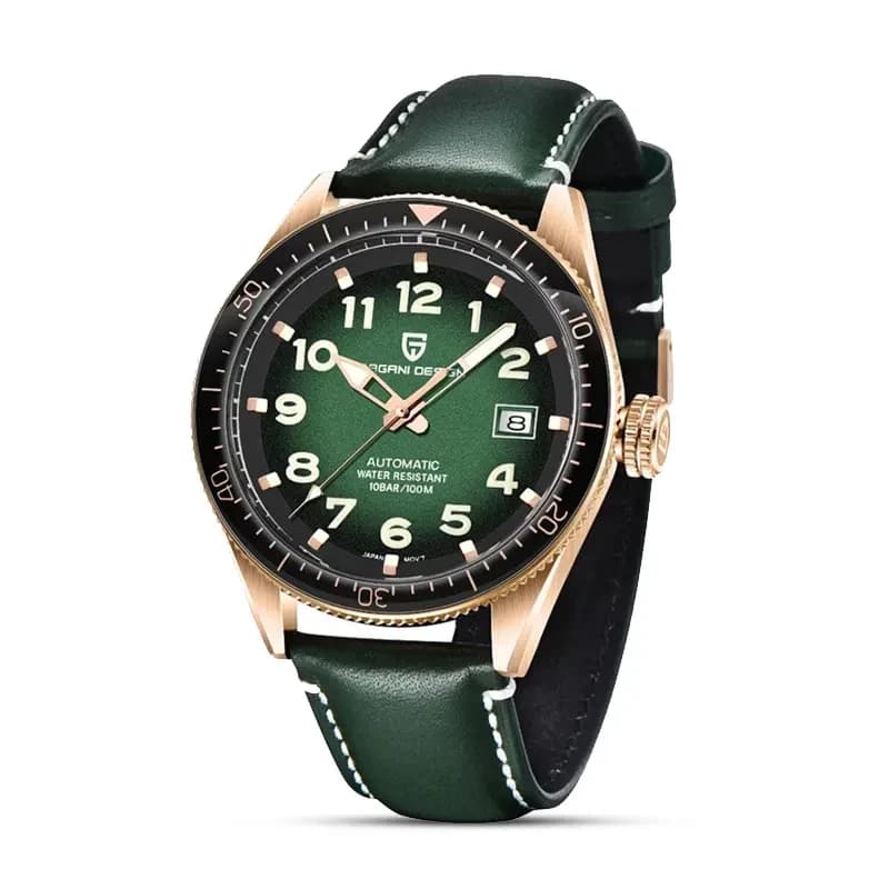 Pagani Design Autavia PD-1649 Green Dial Men's Watch