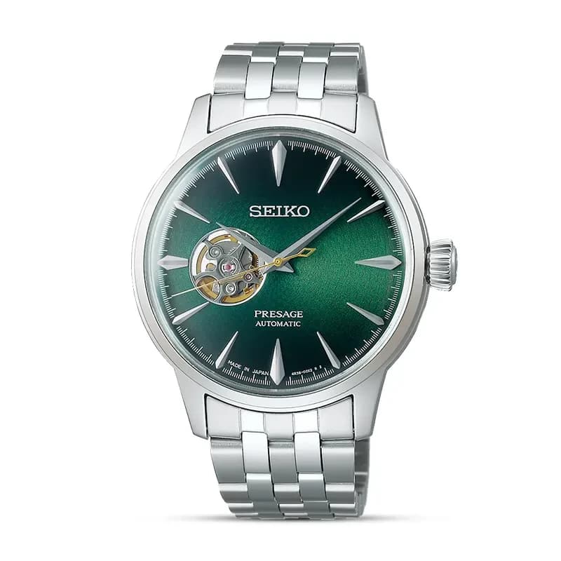 Seiko Presage Cocktail Time 'Grasshopper' Open Heart Men's Watch | SSA441J1