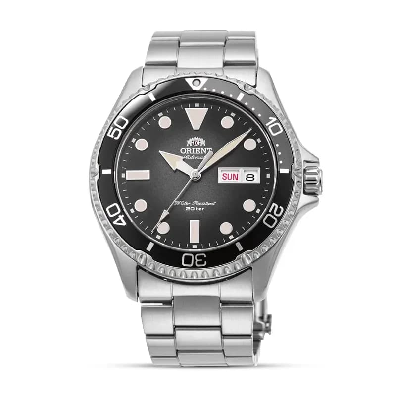 Orient Kamasu II Grey Black Dial Men's Watch | RA-AA0810N19B