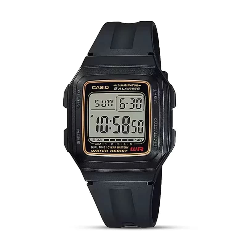 Casio F-201WA-9ADF Digital Grey Dial Men's Watch
