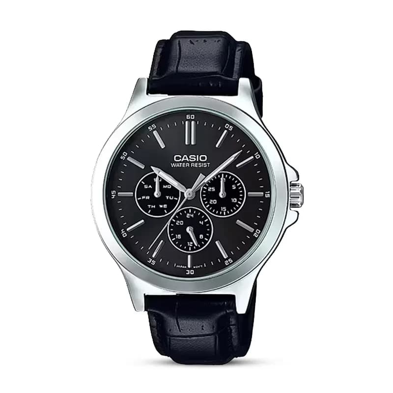 Casio Enticer MTP-V300L-1AUDF Black Dial Men's Watch